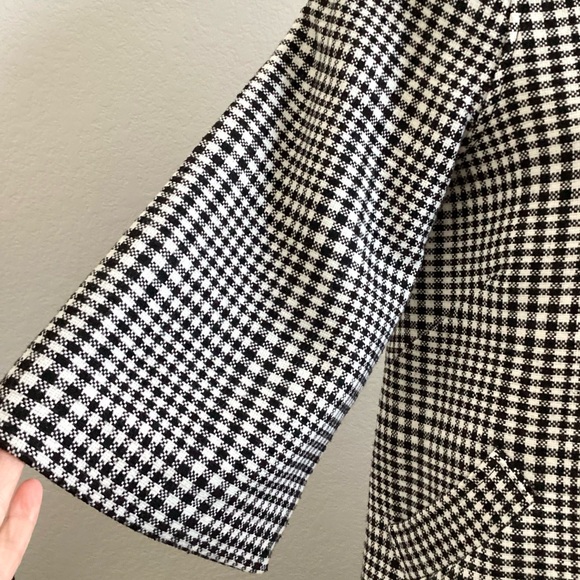 \H&M\ Houndstooth Draping Coat - Picture 6 of 16